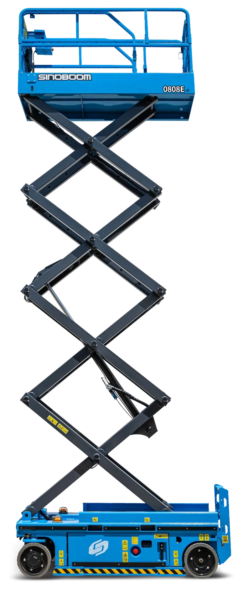 Mavi Sinoboom makaslı manlift platformu